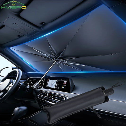 Easy-Fold Car Sun Umbrella